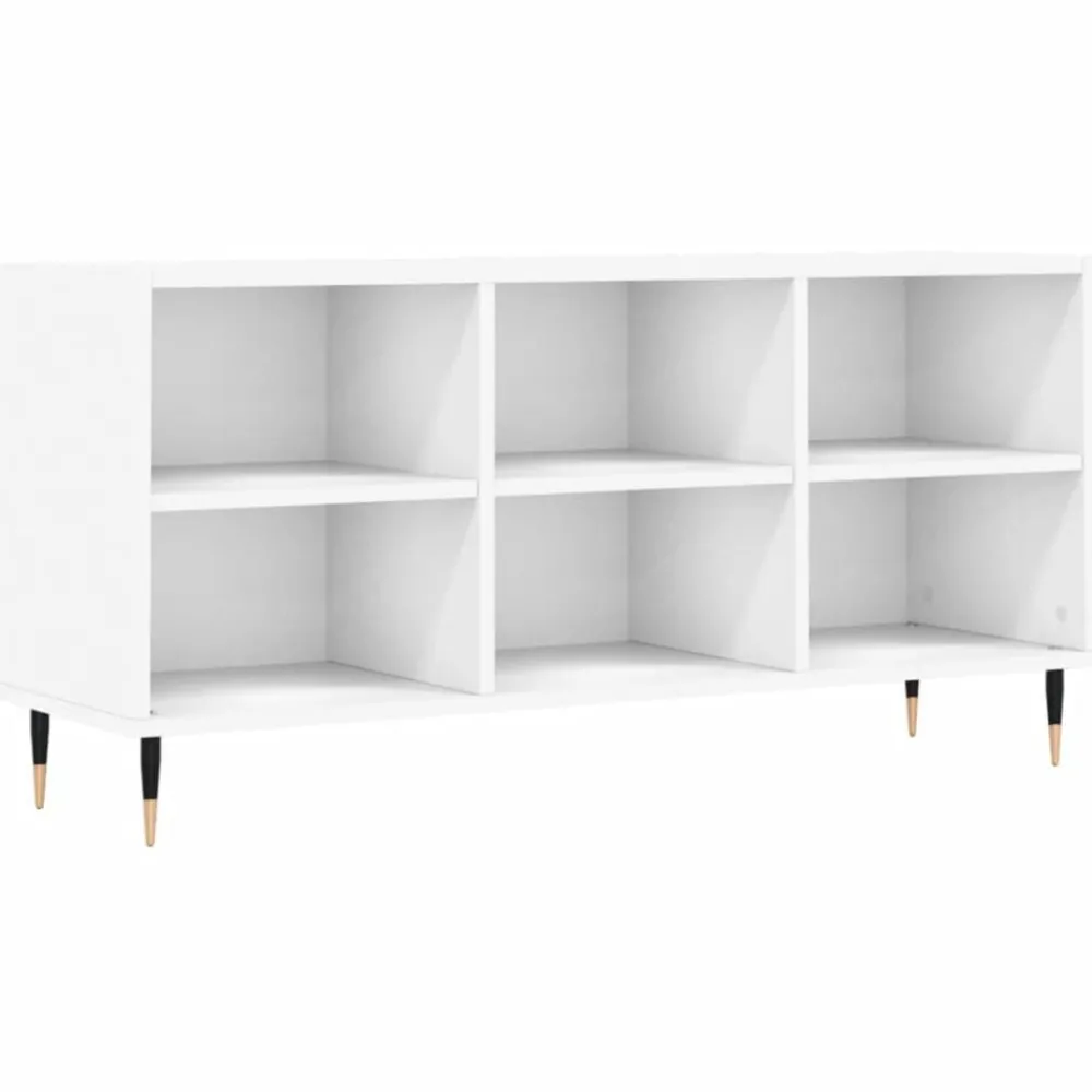 Tv-Meubels*vidaXL Tv-meubel 103,5x30x50 cm bewerkt hout Wit