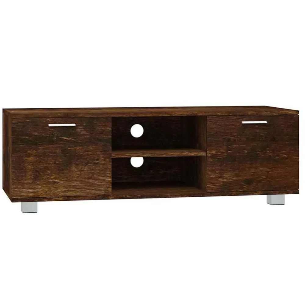 Tv-Meubels*vidaXL Tv-meubel 120x40,5x35 cm bewerkt hout kleurig Gerookt eiken