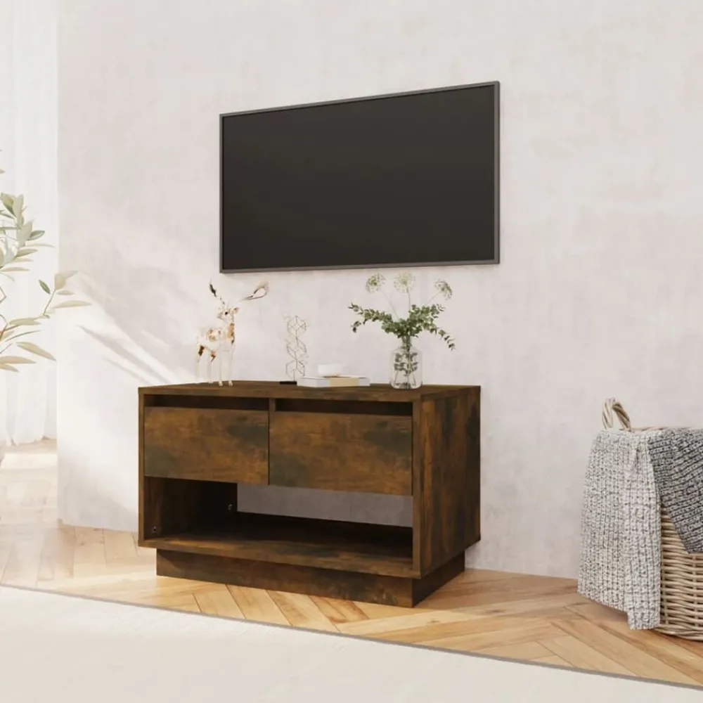 Tv-meubel 70x41x44 cm bewerkt hout kleurig>vidaXL