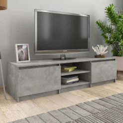 Tv-Meubels*vidaXL Tv-meubel 140x40x35,5 cm bewerkt hout Betongrijs