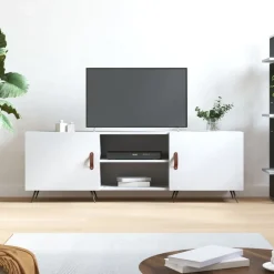 Tv-meubel 150x30x50 cm bewerkt hout>vidaXL Sale
