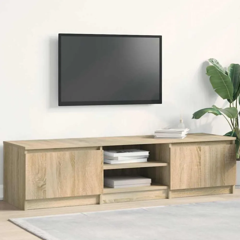 Tv-meubel 140x40x35,5 cm bewerkt hout kleurig>vidaXL Best