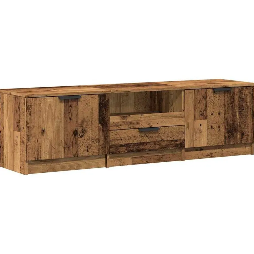 Tv-meubel 140x35x40 cm bewerkt hout kleurig>vidaXL Clearance