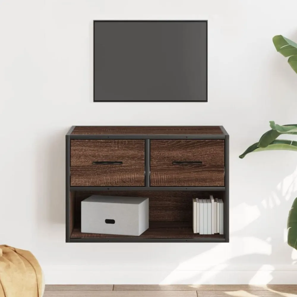 Tv-meubel 60x31x39,5 cm bewerkt hout metaal ig>vidaXL Outlet