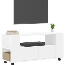 Tv-Meubels*vidaXL Tv-meubel 102x34,5x43 cm bewerkt hout Wit