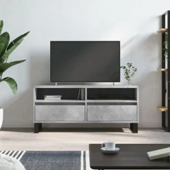 Tv-meubel 100x34,5x44,5 cm bewerkt hout>vidaXL Hot
