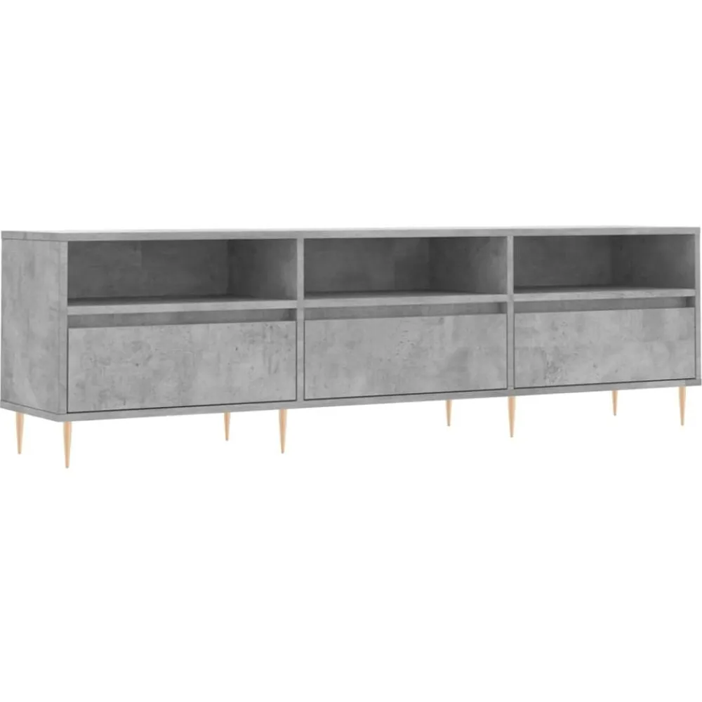 Tv-Meubels*vidaXL Tv-meubel 150x30x44,5 cm bewerkt hout Betongrijs