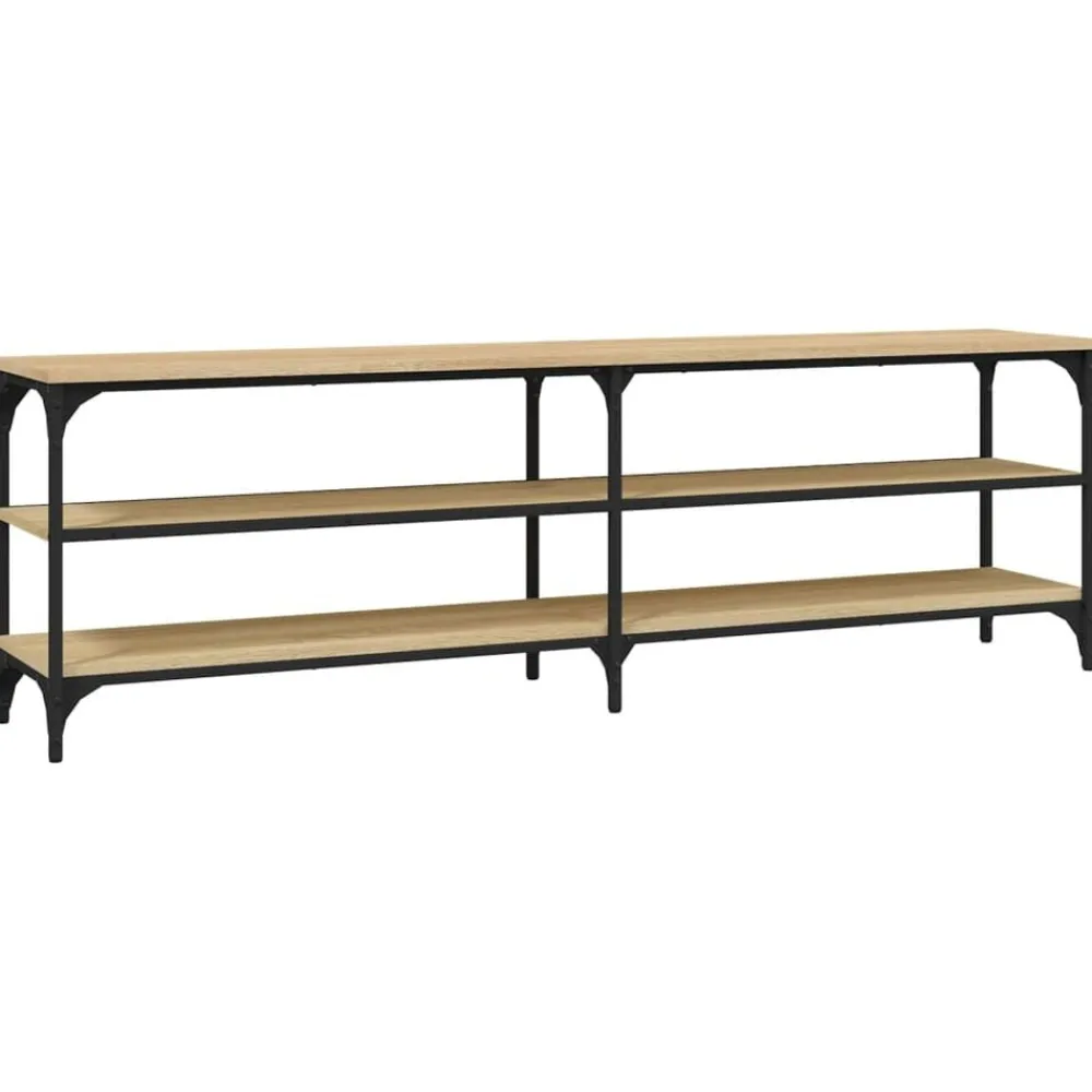 Tv-Meubels*vidaXL Tv-meubel 160x30x50 cm bewerkt hout kleurig Sonoma eiken