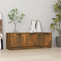 Tv-Meubels*vidaXL Tv-meubel 102x35x36,5 cm bewerkt hout kleurig Gerookt eiken
