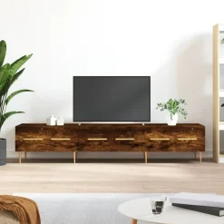 Tv-meubel 150x36x30 cm bewerkt hout kleurig>vidaXL New