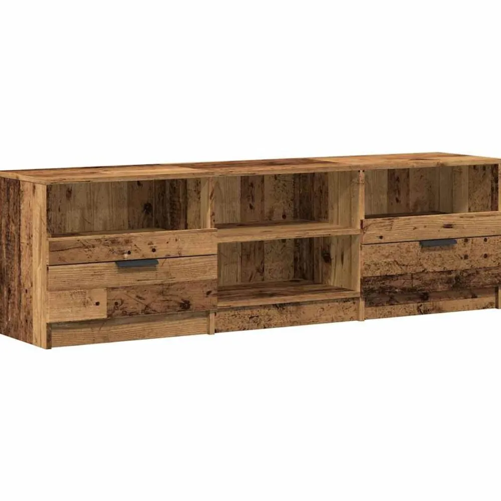 Tv-Meubels*vidaXL Tv-meubel 150x33,5x45 cm bewerkt hout kleurig Oud hout