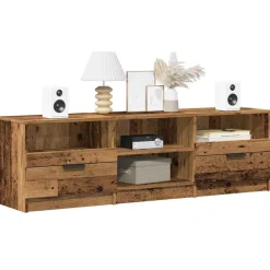 Tv-Meubels*vidaXL Tv-meubel 150x33,5x45 cm bewerkt hout kleurig Oud hout