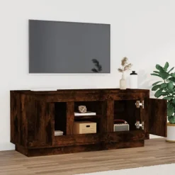 Tv-Meubels*vidaXL Tv-meubel 102x35x45 cm bewerkt hout kleurig Gerookt eiken