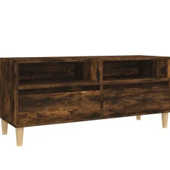 Tv-Meubels*vidaXL Tv-meubel 100x34,5x44,5 cm bewerkt hout kleurig Gerookt eiken