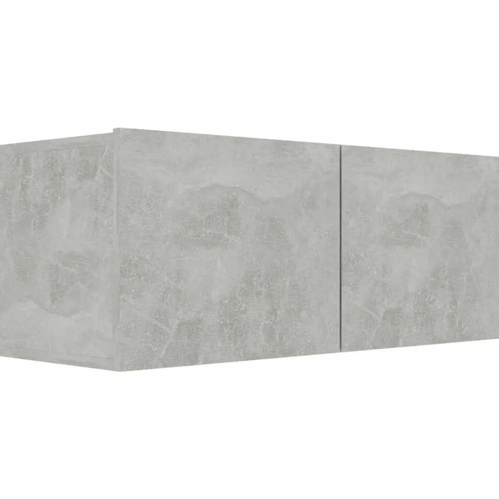 Tv-Meubels*vidaXL Tv-meubel 80x30x30 cm bewerkt hout Betongrijs