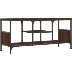 Tv-meubel 100x35x45 cm bewerkt hout en ijzer>vidaXL