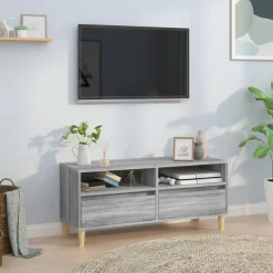 Tv-meubel 100x34,5x44,5 cm bewerkt hout eikenkleur>vidaXL Hot