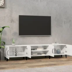 Tv-meubel 180x31,5x40 cm bewerkt hout><noscript><img width=
