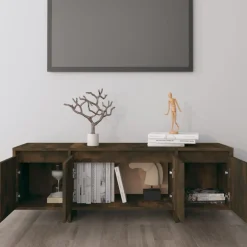 Tv-meubel 120x30x40,5 cm bewerkt hout kleurig><noscript><img width=