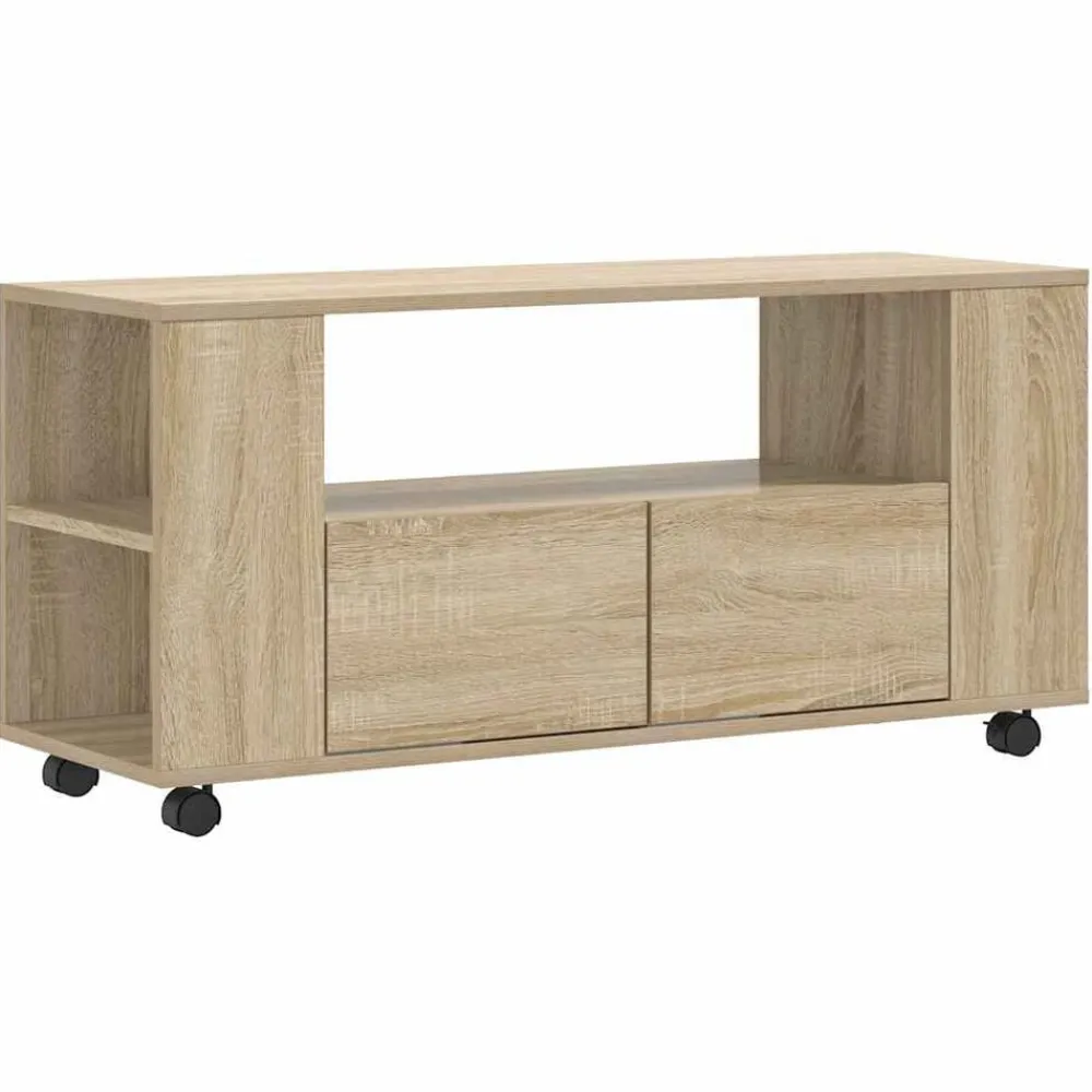 Tv-meubel 102x34,5x43 cm bewerkt hout kleurig>vidaXL Hot