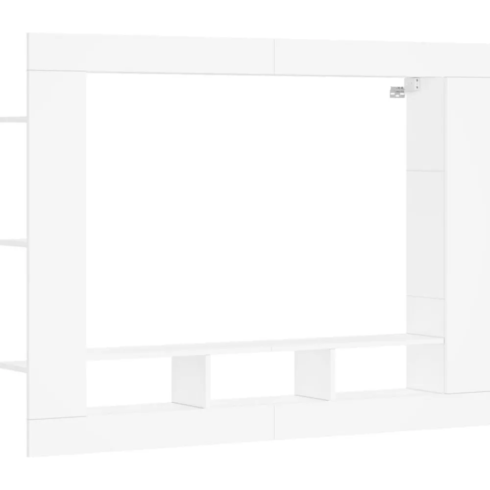 Tv-Meubels*vidaXL Tv-meubel 152x22x113 cm bewerkt hout Wit