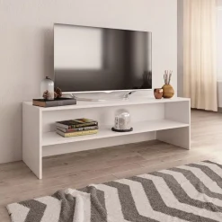Tv-Meubels*vidaXL Tv-meubel 120x40x40 cm bewerkt hout Wit