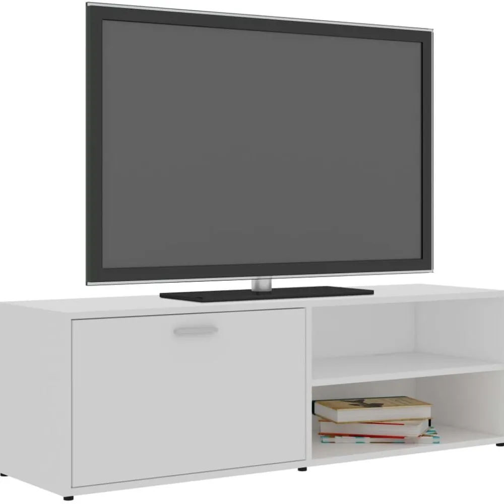 Tv-Meubels*vidaXL Tv-meubel 120x34x37 cm bewerkt hout Wit