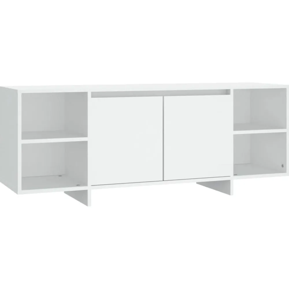 Tv-Meubels*vidaXL Tv-meubel 130x35x50 cm bewerkt hout Wit
