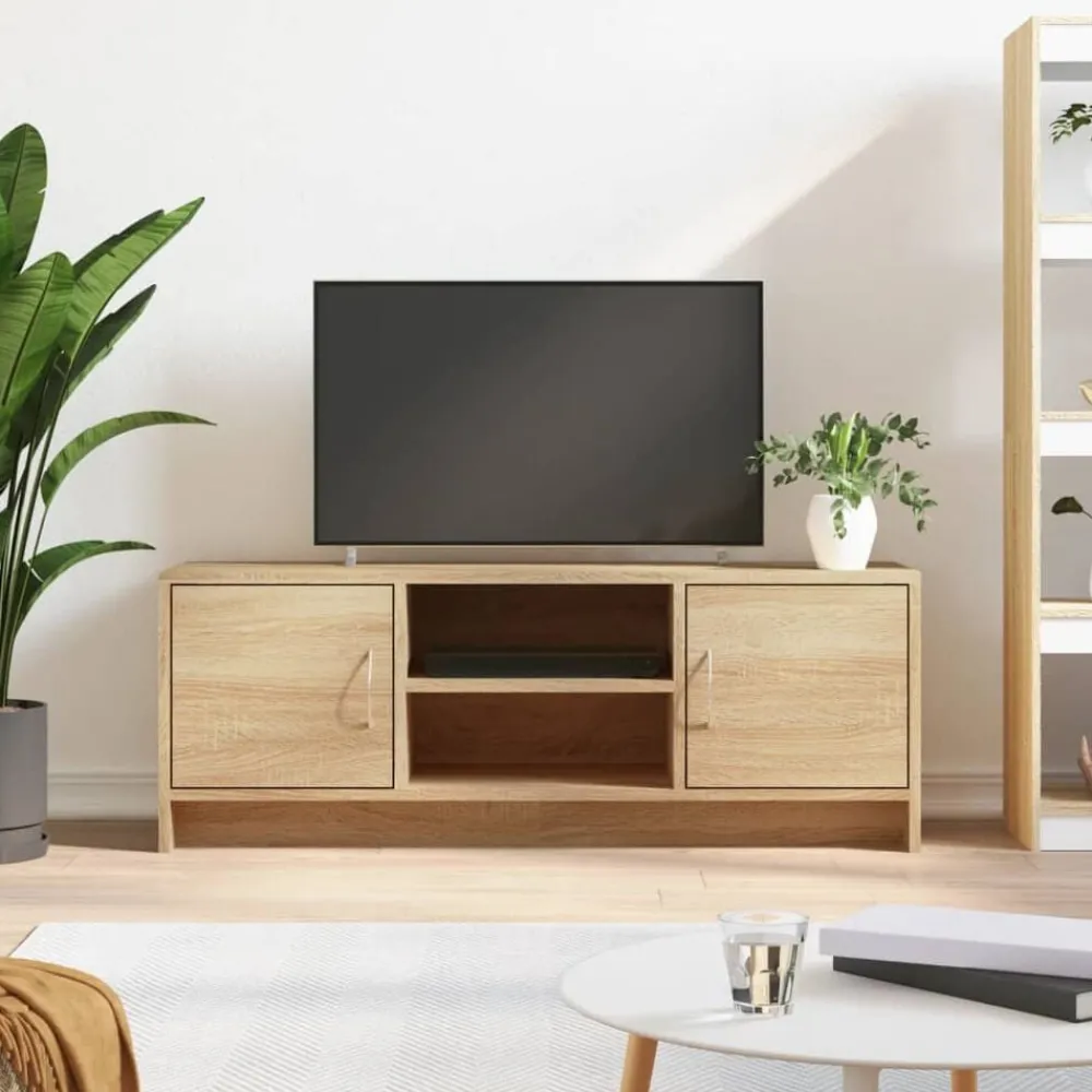 Tv-meubel 102x30x37,5 cm bewerkt hout kleurig>vidaXL Hot
