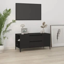 Tv-Meubels*vidaXL Tv-meubel 102x44,5x50 cm bewerkt hout Zwart