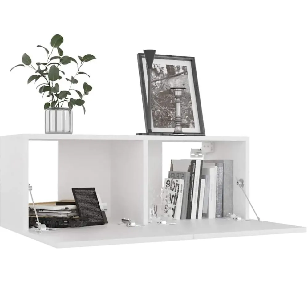 Tv-meubel 80x30x30 cm bewerkt hout>vidaXL New