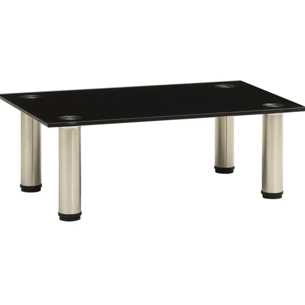 Tv-Meubels*vidaXL Tv-meubel 40x35x17 cm gehard glas Zwart