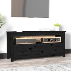 Tv-meubel 114x35x52 cm massief grenenhout>vidaXL New