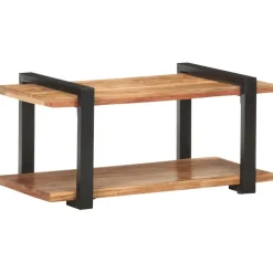 Tv-meubel 90x40x40 cm massief acaciahout>vidaXL New