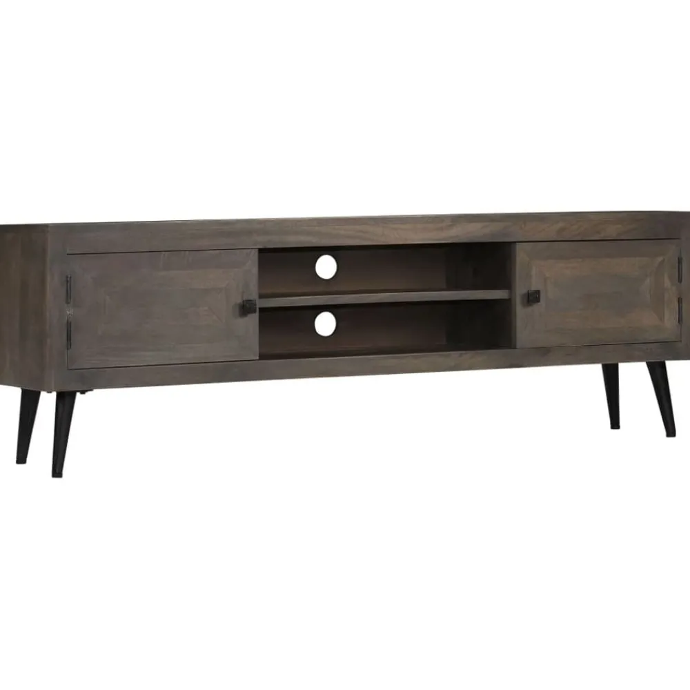 Tv-meubel 140x30x45 cm massief mangohout>vidaXL Best