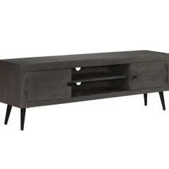 Tv-meubel 140x30x45 cm massief mangohout>vidaXL Best