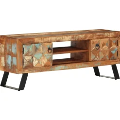 Tv-Meubels*vidaXL Tv-meubel 112x30x45 cm massief gerecycled hout