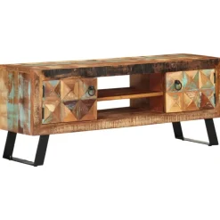 Tv-Meubels*vidaXL Tv-meubel 112x30x45 cm massief gerecycled hout