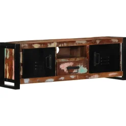 Tv-Meubels*vidaXL Tv-meubel 100x30x35 cm massief gerecycled hout
