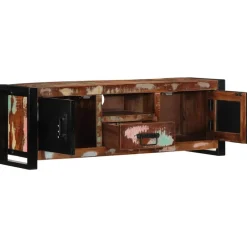 Tv-Meubels*vidaXL Tv-meubel 100x30x35 cm massief gerecycled hout