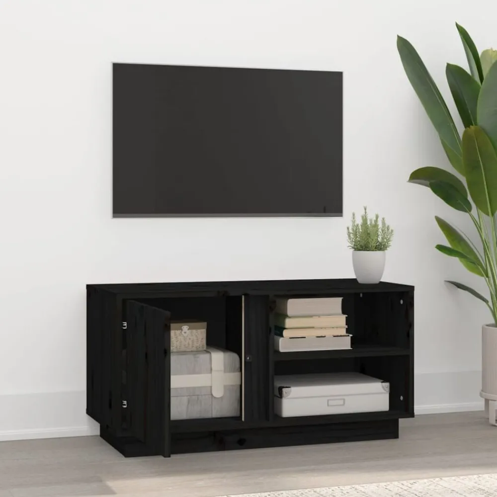 Tv-meubel 80x35x40,5 cm massief grenenhout>vidaXL