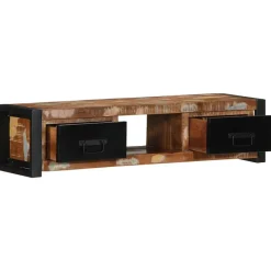 Tv-meubel 100x30x25 cm massief gerecycled hout>vidaXL Hot