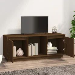 Tv-meubel 110,5x35x44 cm massief grenenhout><noscript><img width=