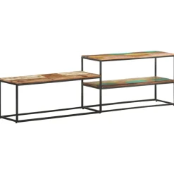 Tv-Meubels*vidaXL Tv-meubel 180x30x50 cm massief gerecycled hout