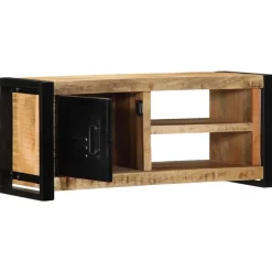Tv-Meubels*vidaXL Tv-meubel 80x30x35 cm massief ruw mangohout