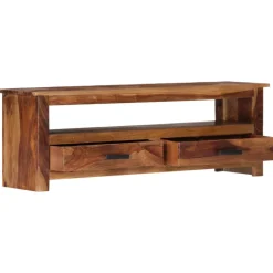 Tv-meubel 118x30x40 cm massief hout>vidaXL