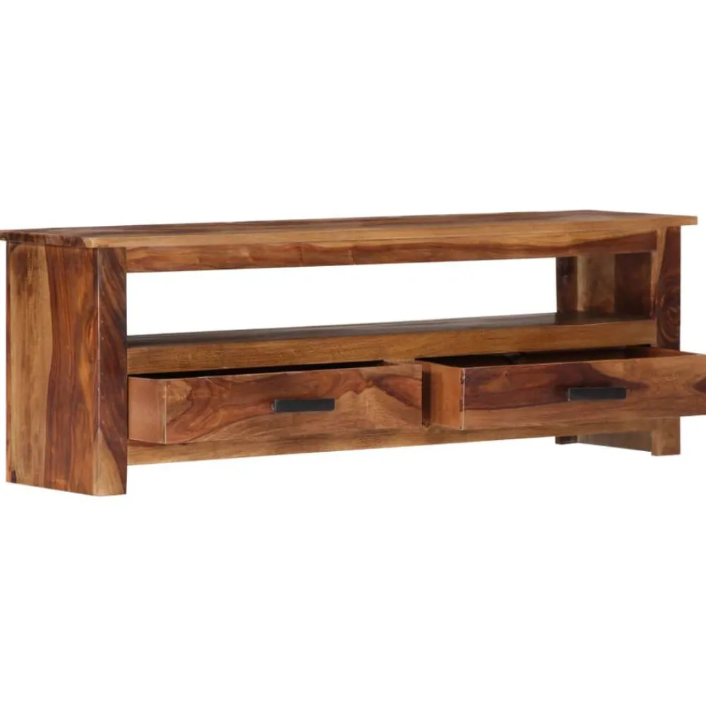 Tv-meubel 118x30x40 cm massief hout>vidaXL