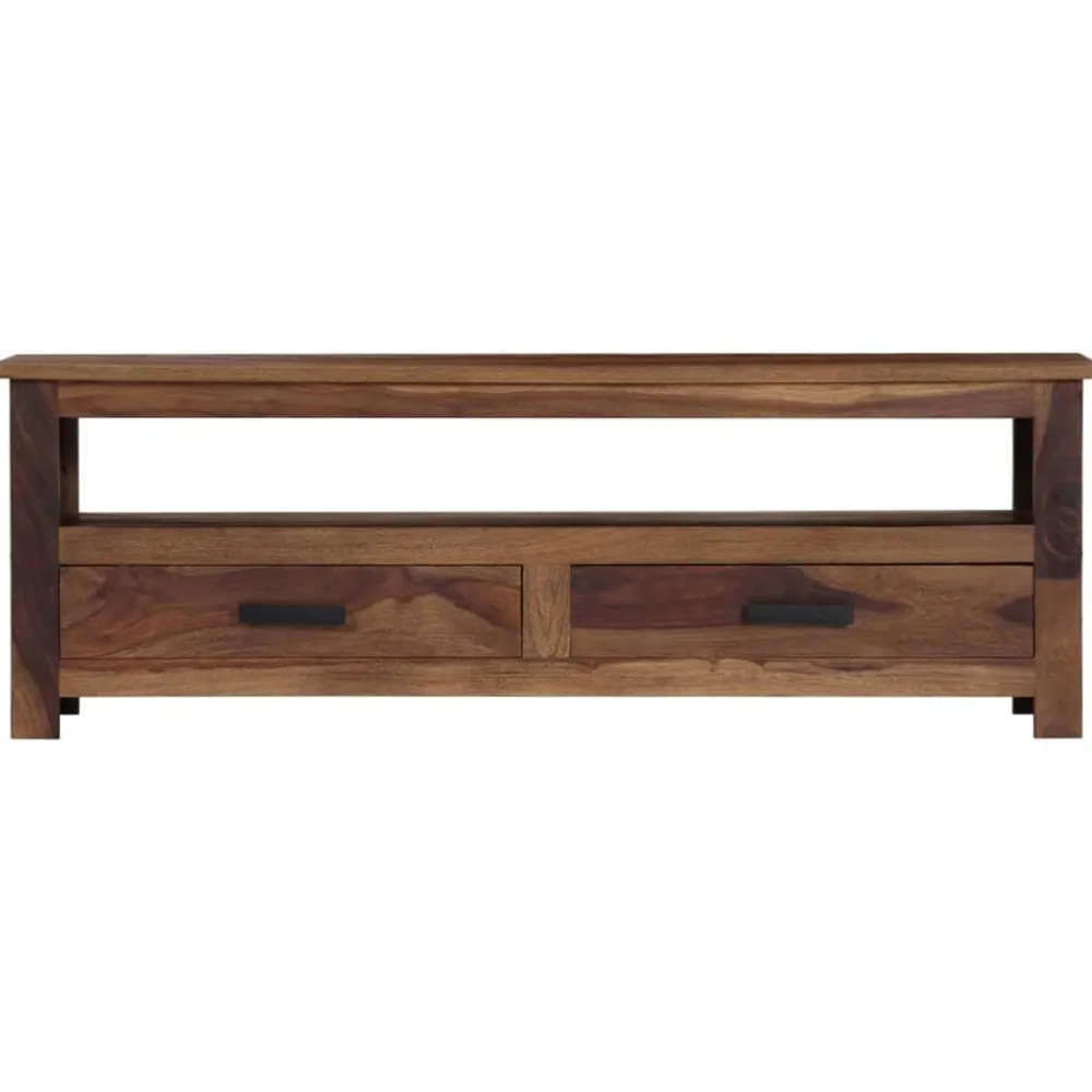 Tv-meubel 118x30x40 cm massief hout>vidaXL