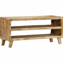 Kasten & Opbergmeubelen*vidaXL Tv-meubel 105x46x32 cm massief ruw mangohout