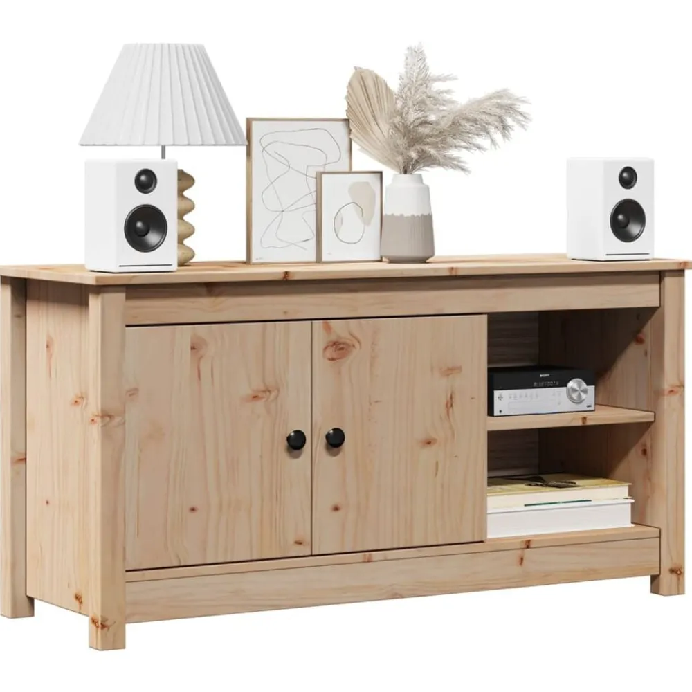 Tv-meubel 103x36,5x52 cm massief grenenhout>vidaXL Online